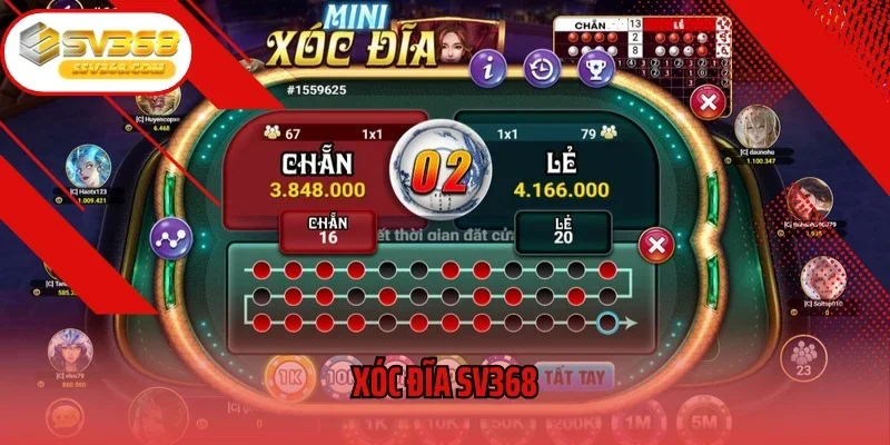 Xóc Đĩa SV368 – Game Cá Cược Đổi Thưởng Cực Hot Hiện Nay